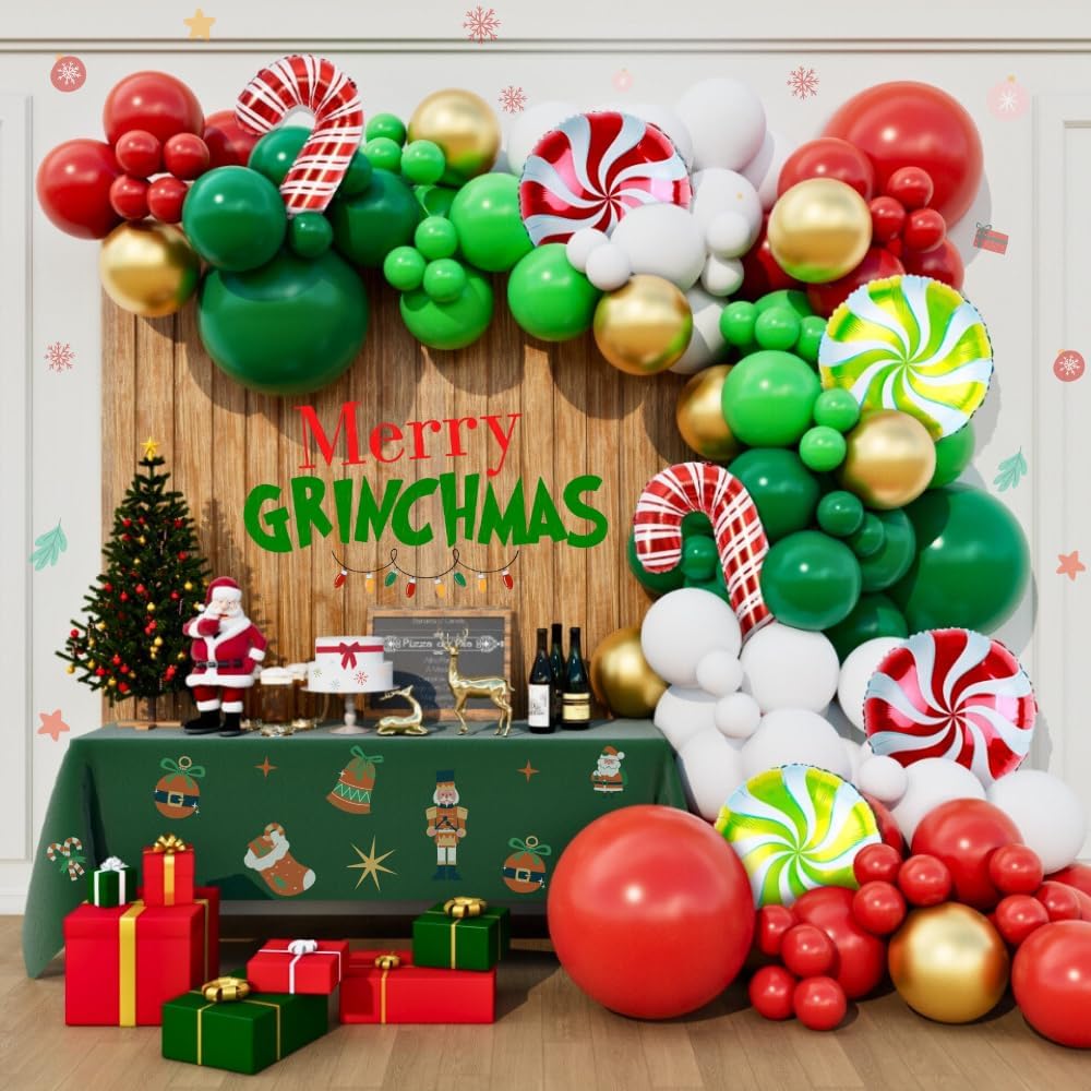 Balloon Arch Kit - Kit Dekorasi Pesta Natal dengan Balon