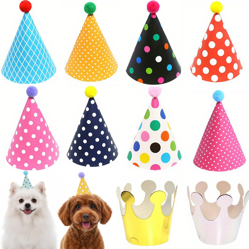 Party Hat Cone - 11 Buah Topi Pesta Mini Warna-warni