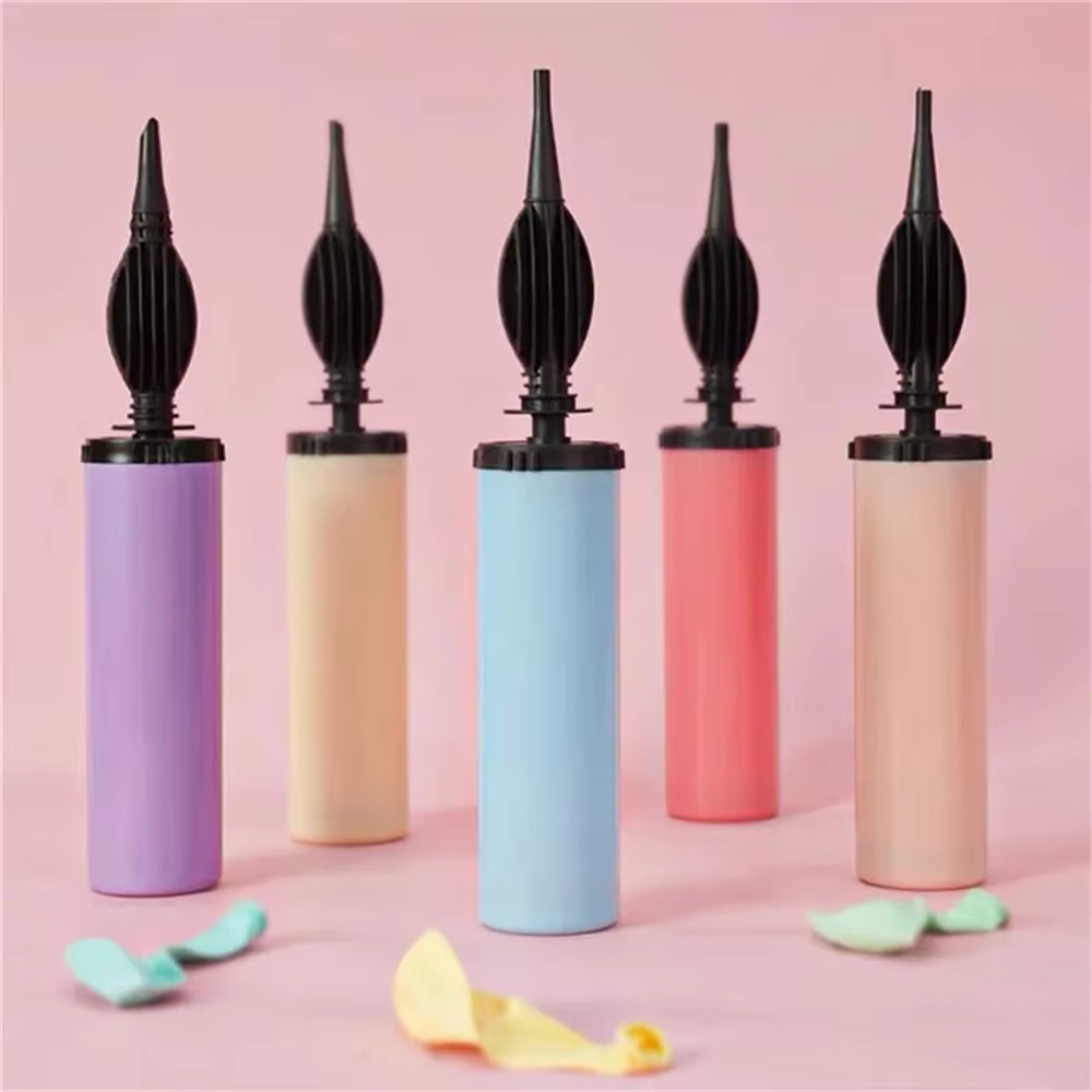 Balloon Pump Hand - 1/3 Buah Pompa Balon Macaroon Acak