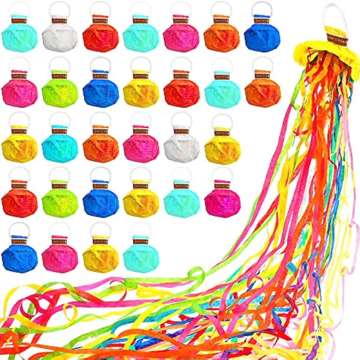 Confetti Cannon Tube - 10 BH pita lempar tangan Popper