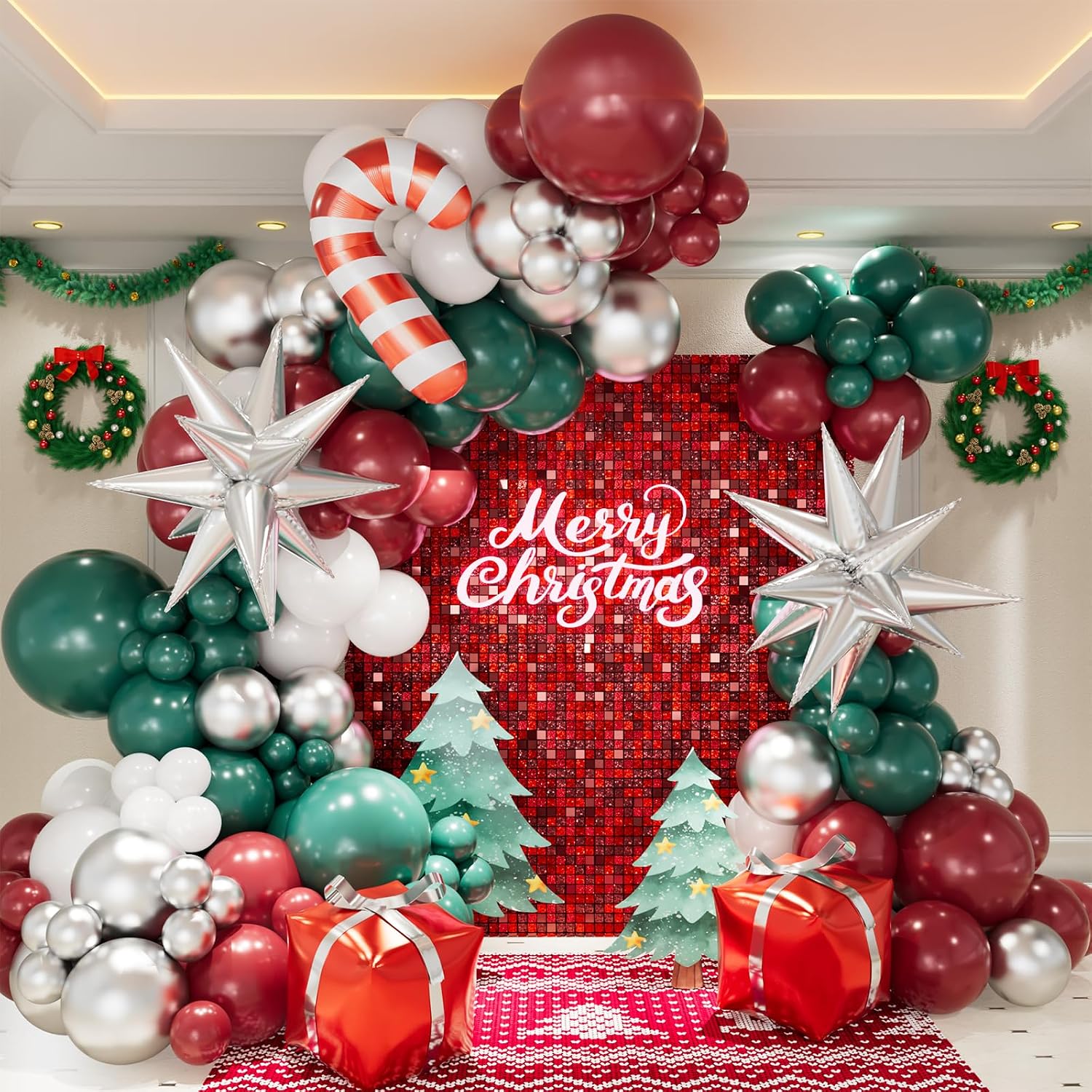 Kit Dekorasi Pesta Natal denga - Balloon Arch Kit ulasan dan harga