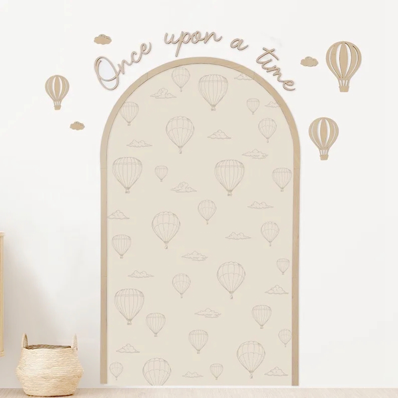 Balon Udara Panas Kayu Bingkai - Balloon Arch Kit ulasan dan harga