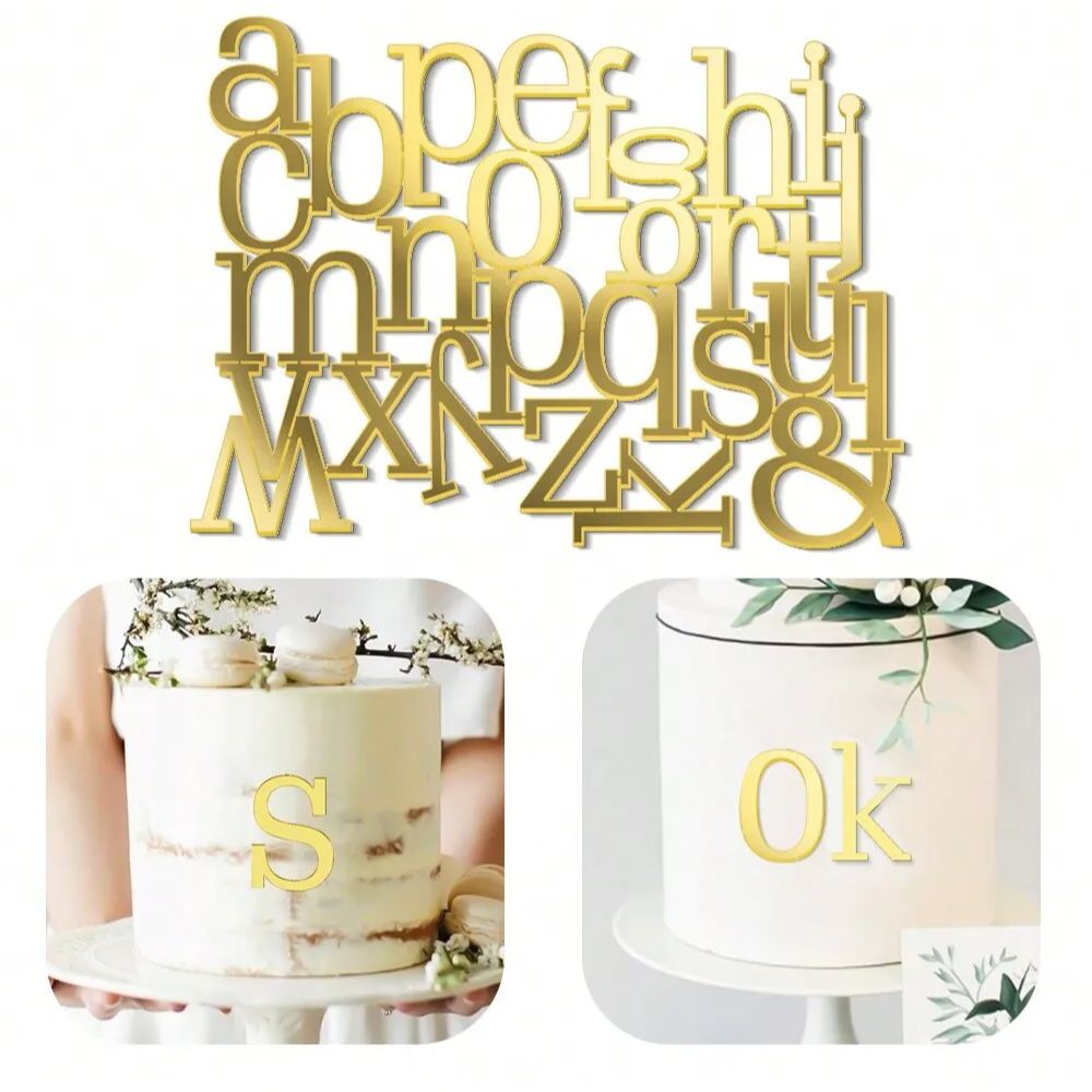 1set A-Z akrilik cermin emas,  - Event Z ulasan dan harga
