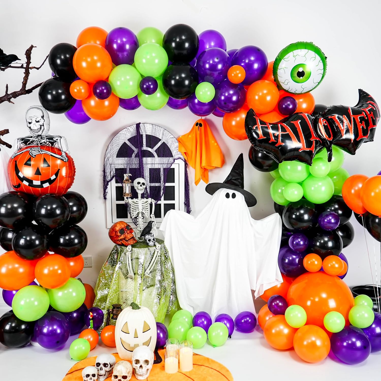 Kit Dekorasi Balon Halloween,  - Balloon Arch Kit ulasan dan harga