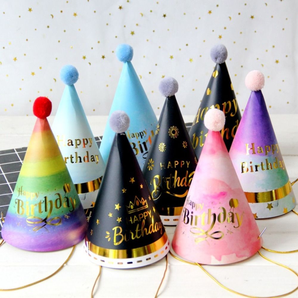 Topi pesta ulang tahun DIY, to - Party Hat Cone ulasan dan harga